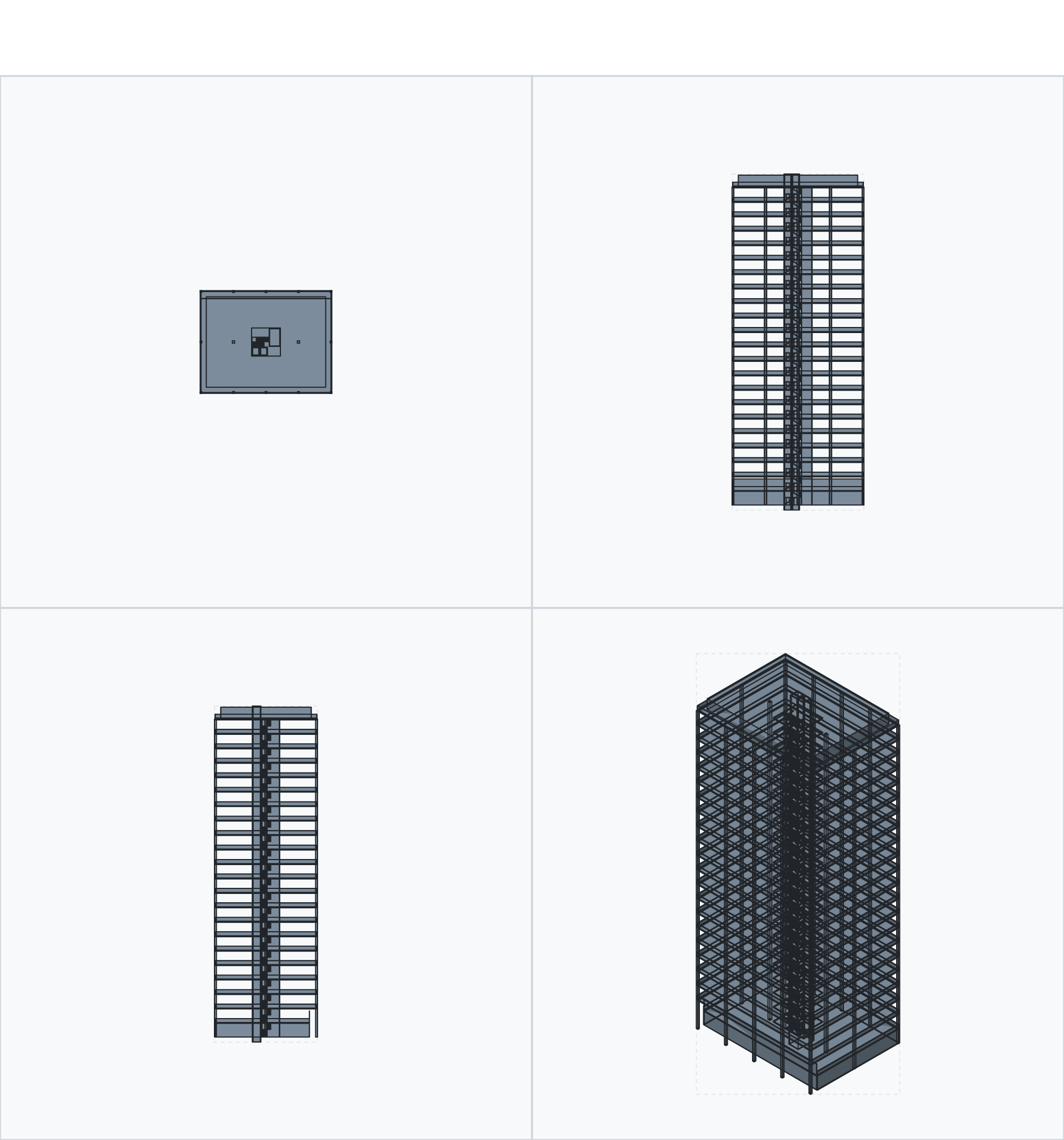 A SANS-compliant office tower concept, regenerated in 30 minutes